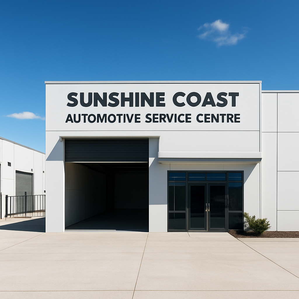 Access Crescent Service Centre — automotive workshop building in Coolum Beach QLD
