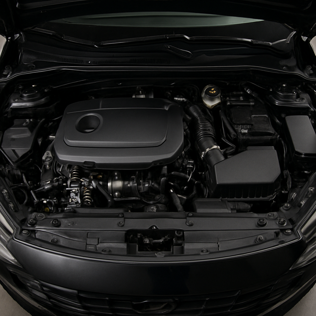 Car engine bay — professional mechanical service at Access Crescent Service Centre